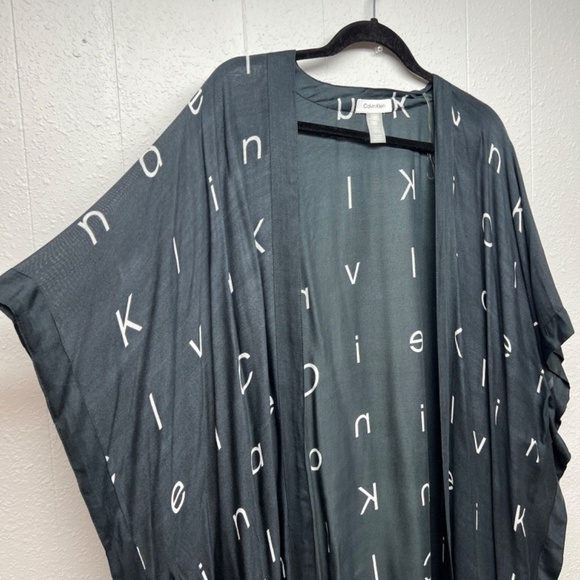 Calvin Klein Womens Kimono One Size Lightweight Vacation Boho Beachy Capsule - Picture 5 of 12